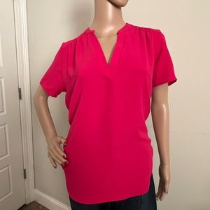 Hot pink boutique top.